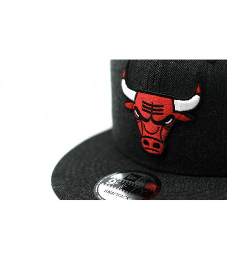 Snapback schwarz meliert Bulls